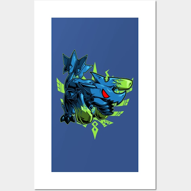 Brachydios | Monster Hunter Wall Art by YhaniDoriasArts